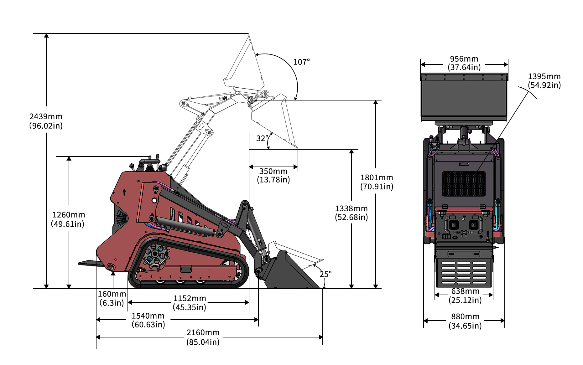 mini skid steer loader