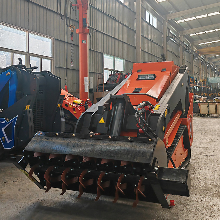 Tiller for mini skid steer loader