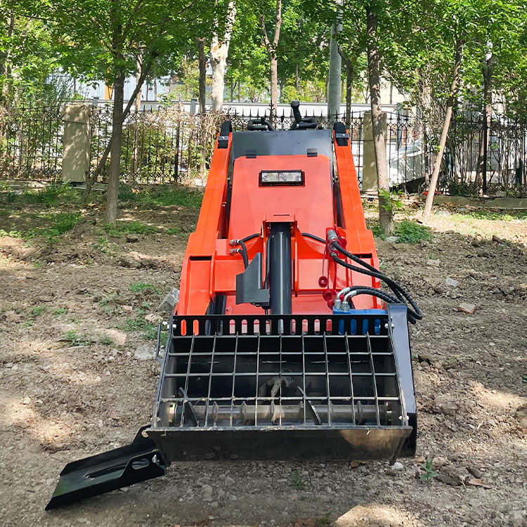 Mini skid steer loader V1000 with Mixing Bucket