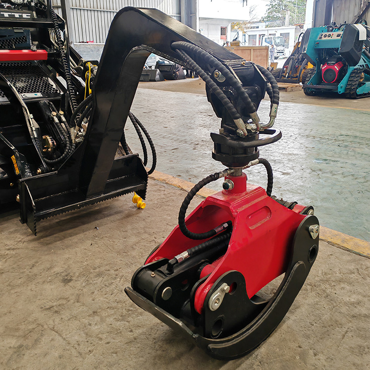 Mini Skid Steer Loader 450T with Rotary Grapple