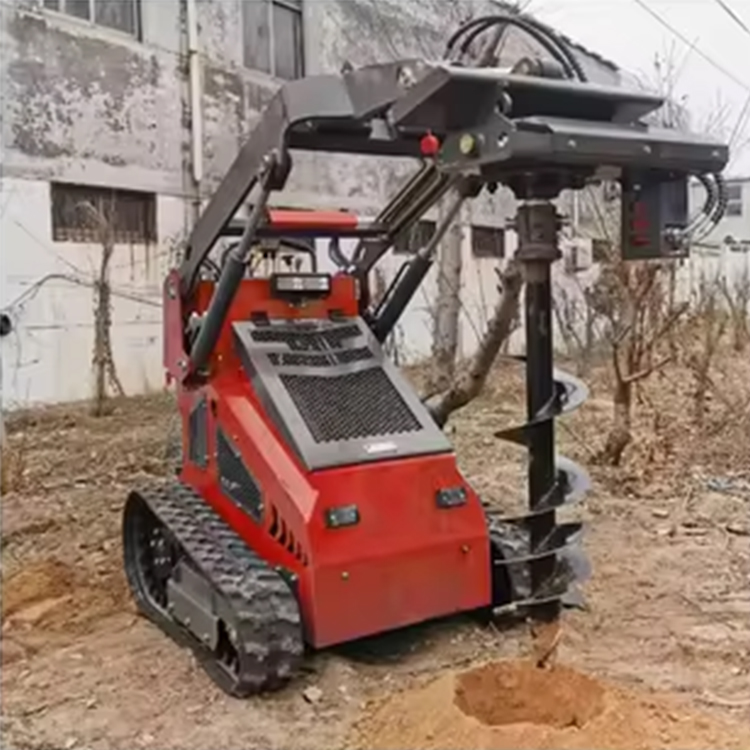 Mini skid steer loader 430T with Auger