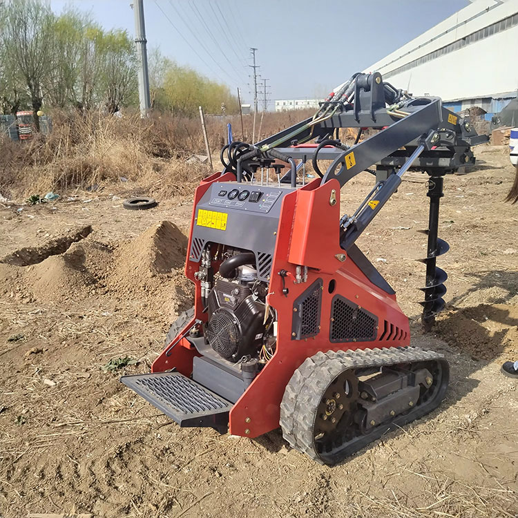 Mini skid steer loader 430T with Auger