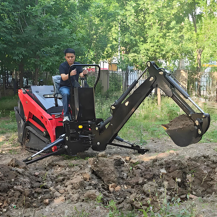 Mini skid steer loader V1000 with Backhoe