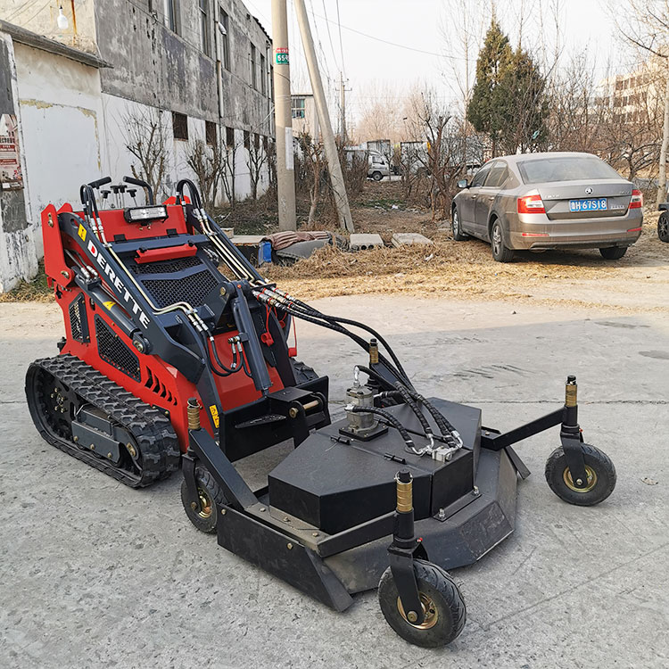 Mini skid steer loader 430T with Lawn Mower