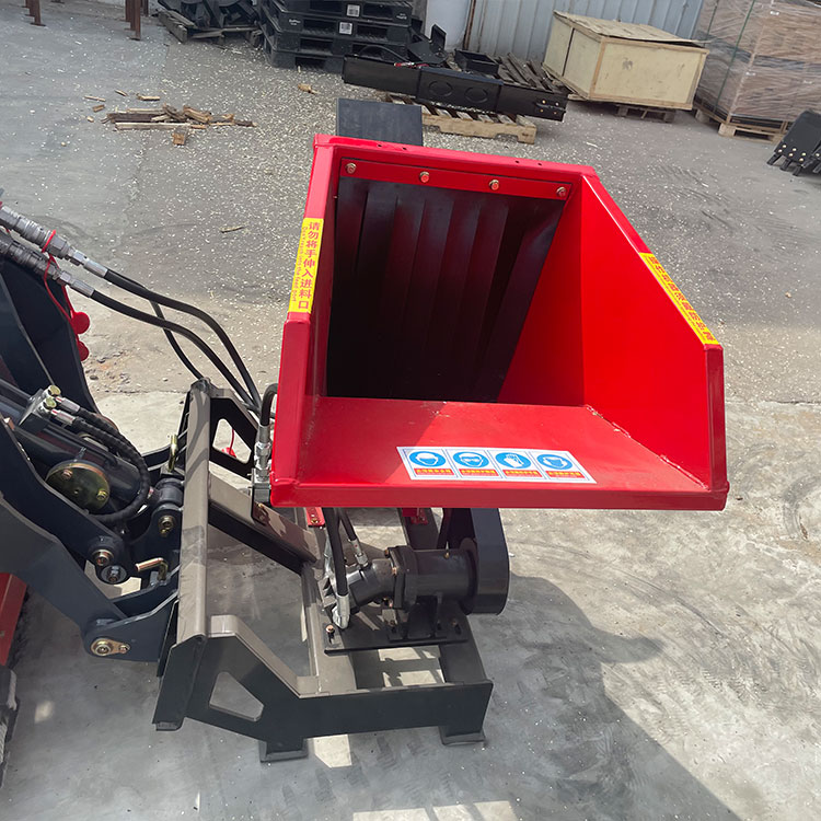 Mini skid steer loader 430W with Wood Chipper