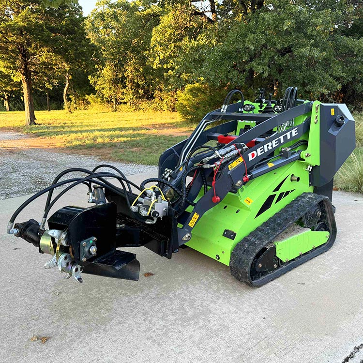 Mini skid steer loader 450T with Stump Grinder