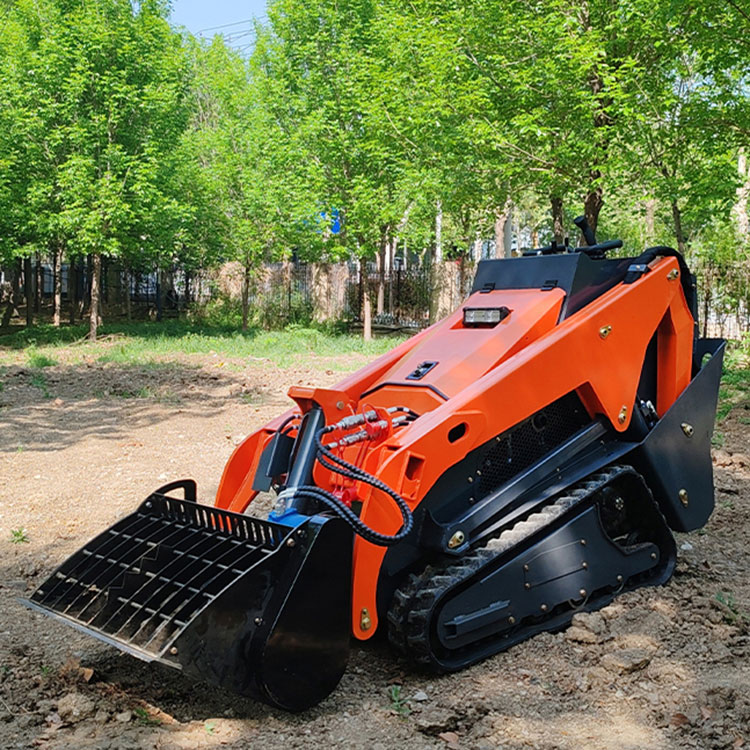 Mini skid steer loader V1000 with Mixing Bucket