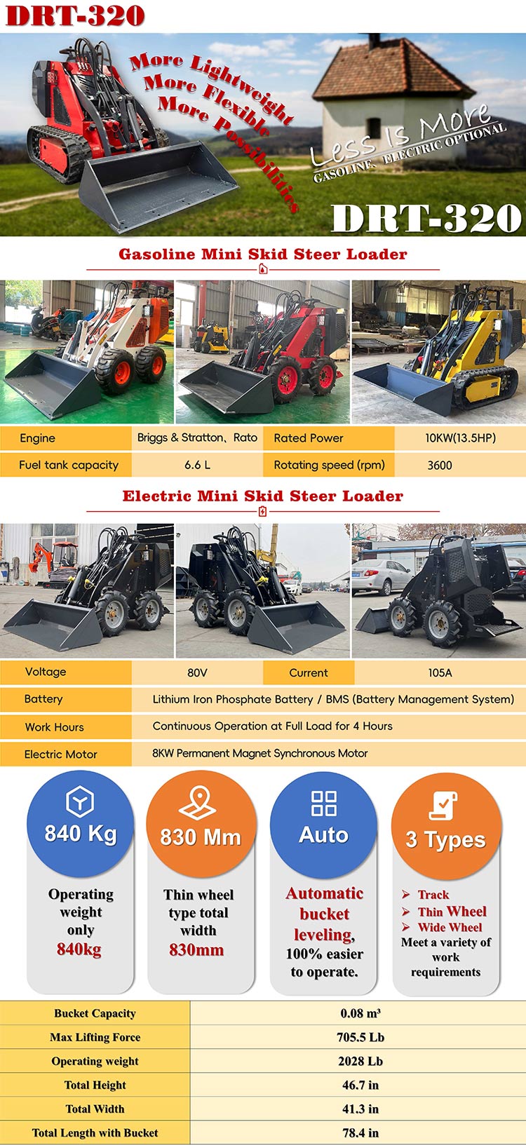 mini skid steer loader