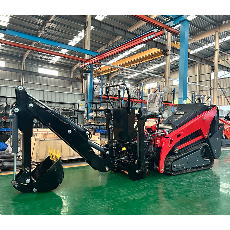 Mini skid steer loader V1000 with Backhoe