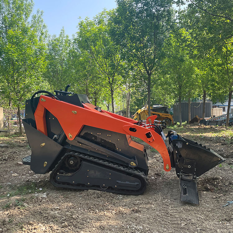 Mini skid steer loader V1000 with Mixing Bucket