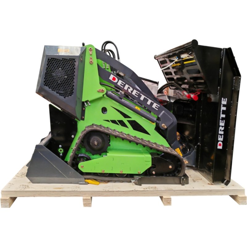 Mini skid steer loader 450T with Bush Cutter