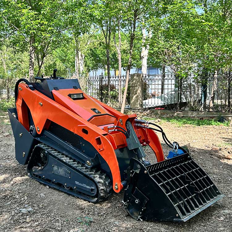 Mini skid steer loader V1000 with Mixing Bucket