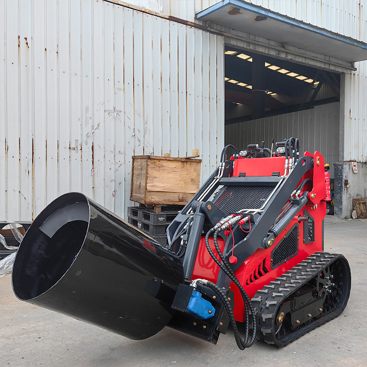 Mini skid steer loader 430T with Mixing Bowl