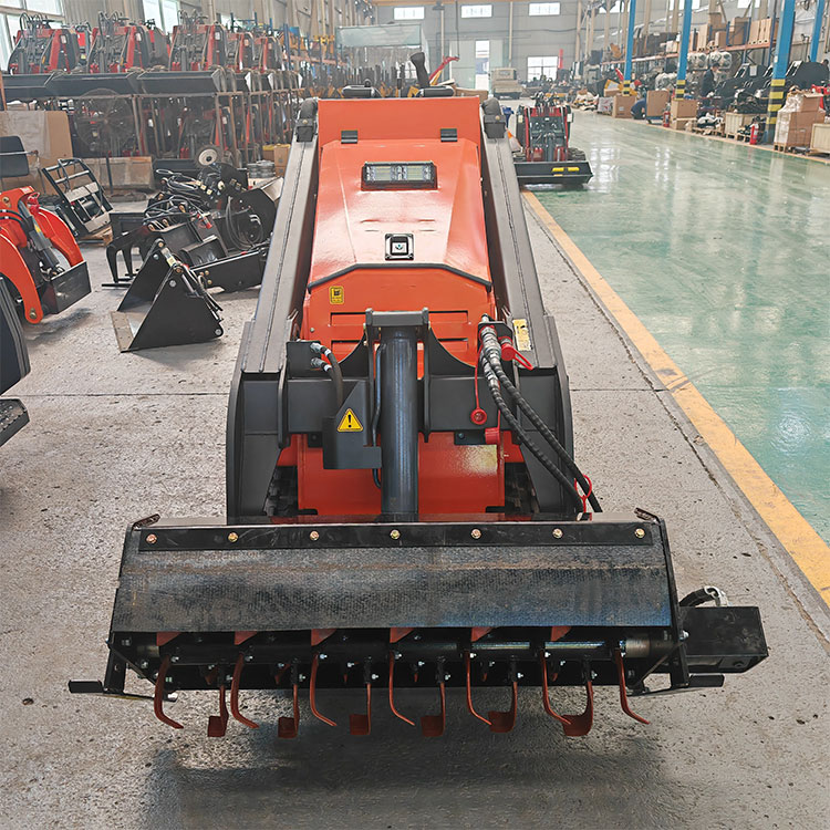 Tiller for mini skid steer loader