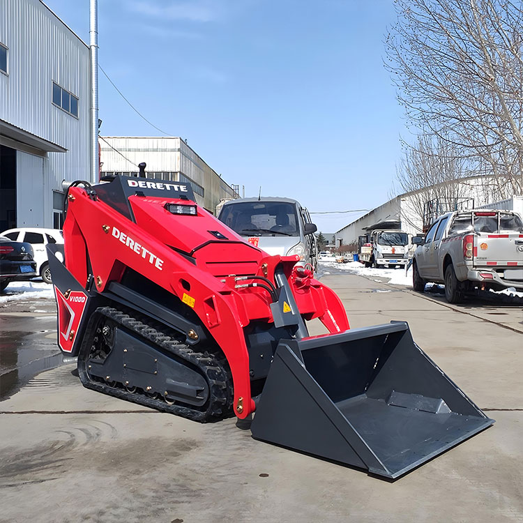 Mini skid steer loader V1000 with Standard Bucket